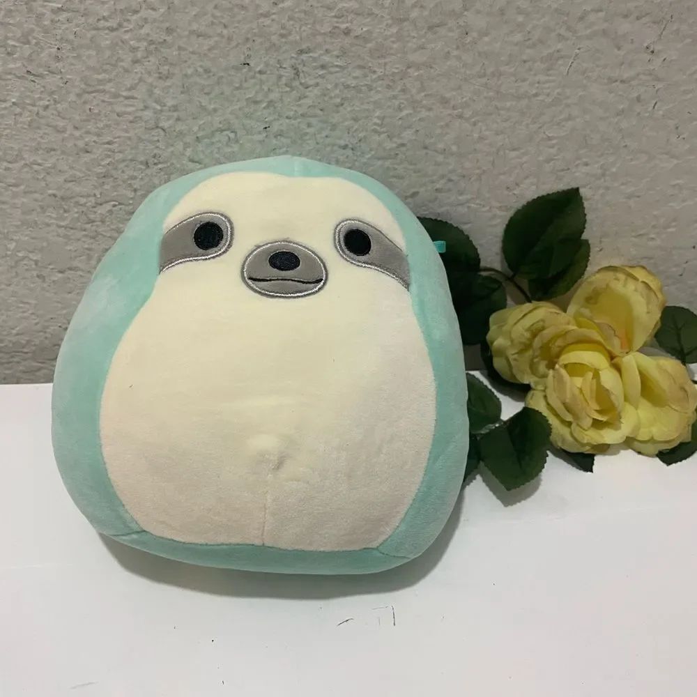 Squishmallows Aqua Sloth 8-inches Kellytoy Plush Stuffed Animal